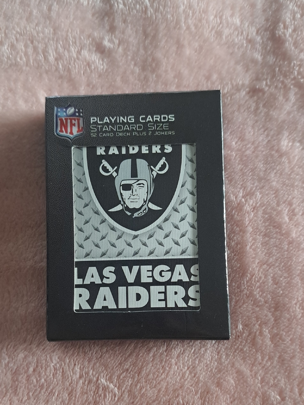 NFL Las Vegas Raiders Playing Cards - Black & Silver